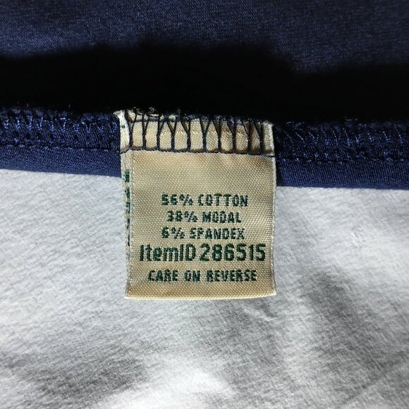 LL Bean Sleeveless Pullover Ladies Dress Red Stripe Navy Blue Stretch Size S - Picture 9 of 10